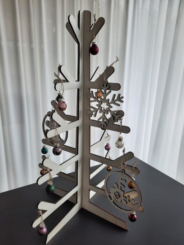 Houten kerstboom